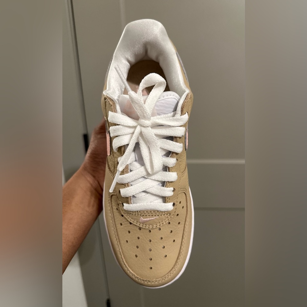 NIKE AIR FORCE 1 RETRO 'LEATHER CANVAS' - Picture 4 of 7